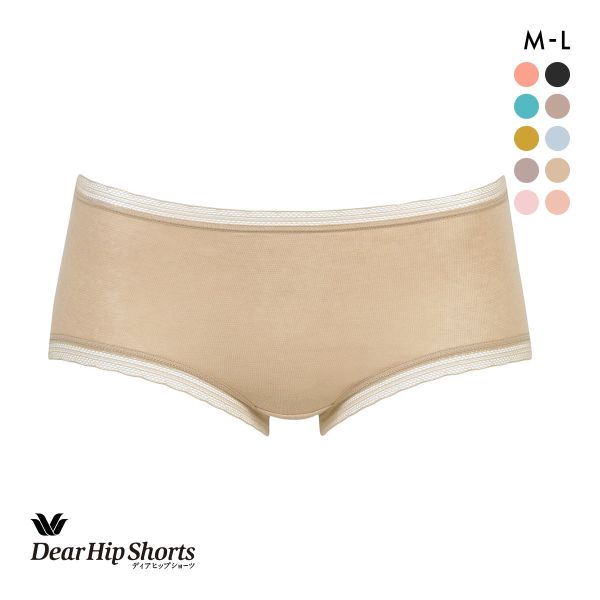 ワコール Wacoal ディアヒップショーツ DearHip Shorts オーガニックコットン混 ノーマルショーツ ML