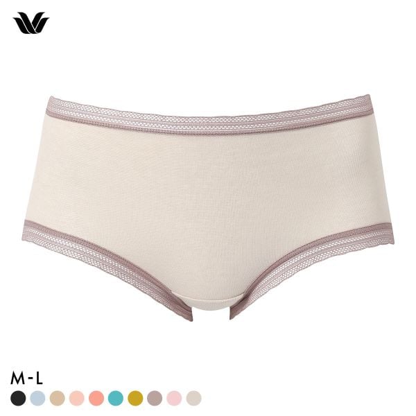 ワコール Wacoal ディアヒップショーツ DearHip Shorts オーガニックコットン混 ノーマルショーツ ML