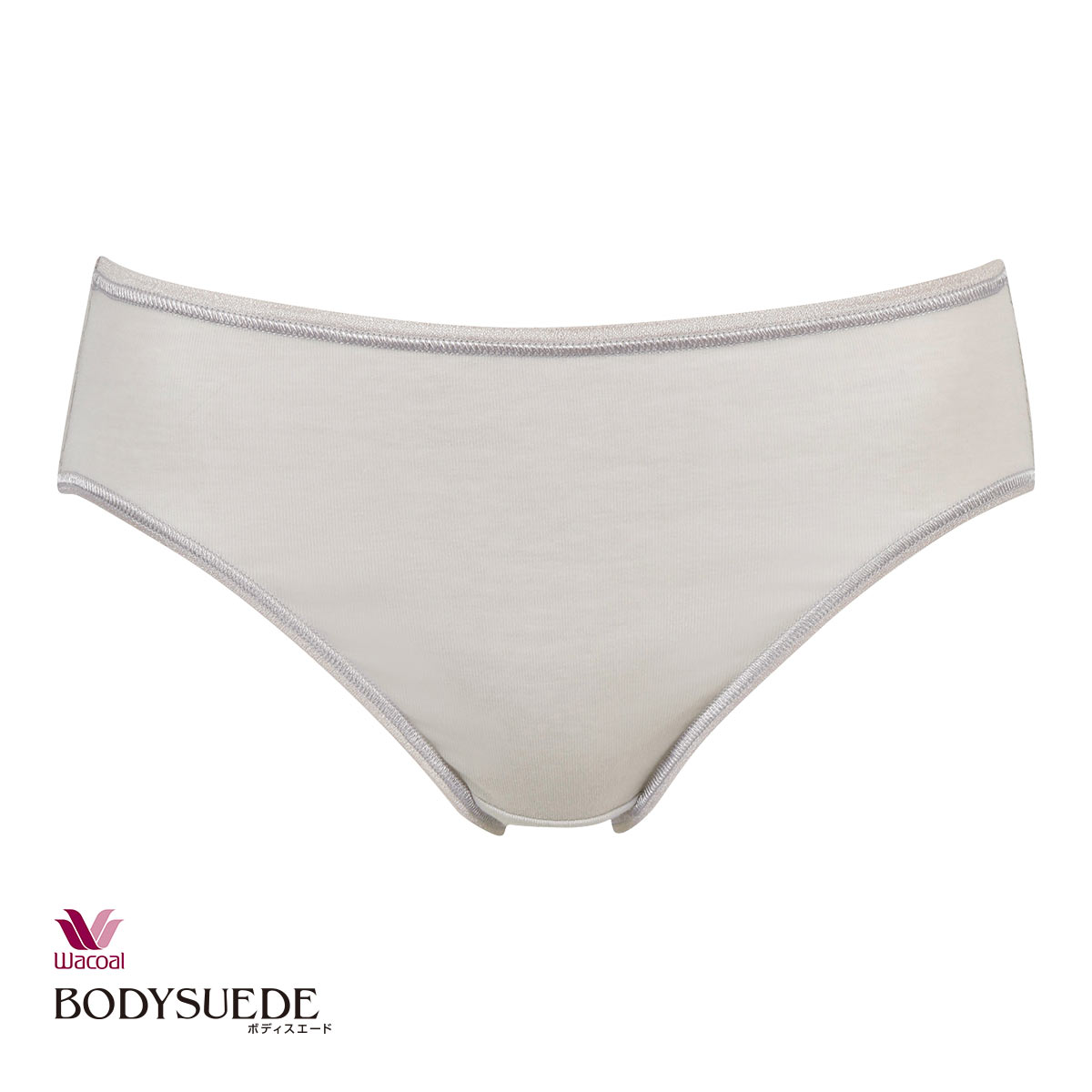 ワコール Wacoal ボディスエード BODYSUEDE オーガニックコットン ショーツ LL 綿100 単品(GG-グレージュ-LL)