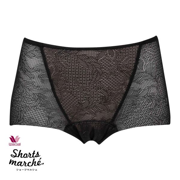 ワコール Wacoal ショーツマルシェ Shorts marche 軽失禁対応 ボーイレングスショーツ LL ふつう丈 単品 大きいサイズ