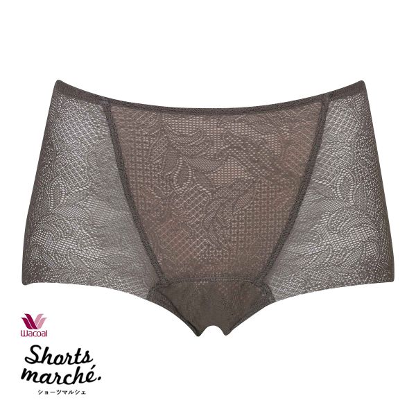 ワコール Wacoal ショーツマルシェ Shorts marche 軽失禁対応 ボーイレングスショーツ LL ふつう丈 単品 大きいサイズ