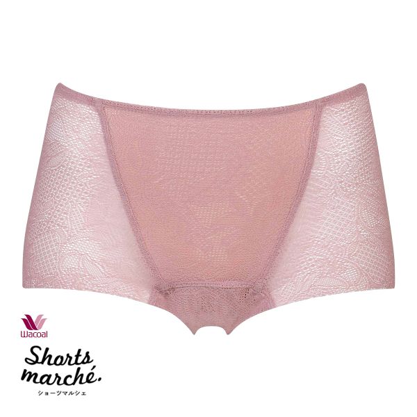 ワコール Wacoal ショーツマルシェ Shorts marche 軽失禁対応 ボーイレングスショーツ SML ふつう丈 単品