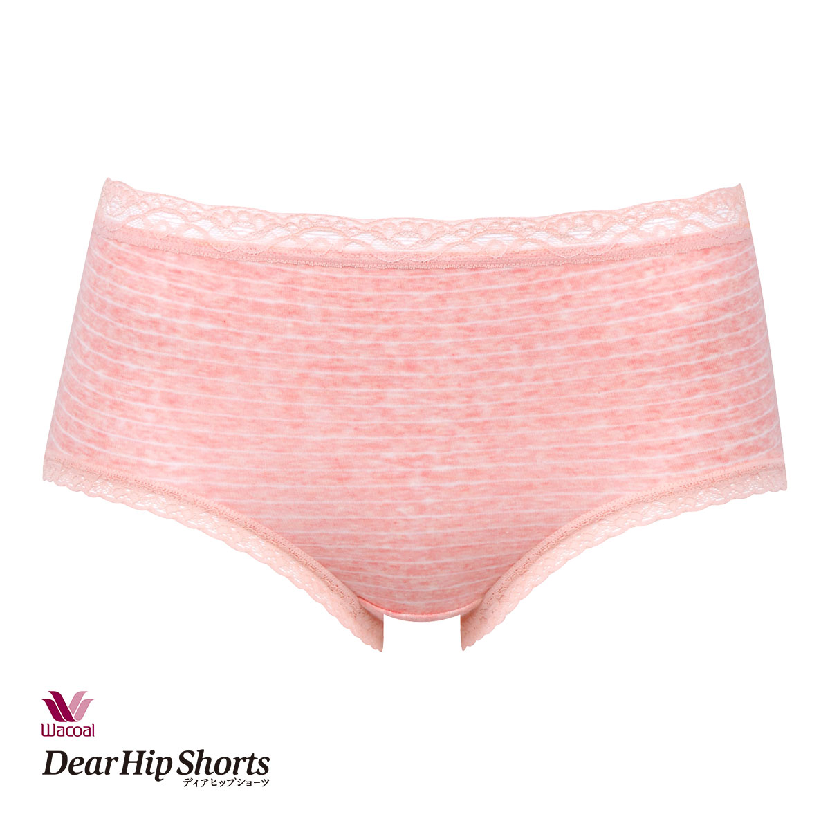 ワコール Wacoal ディアヒップショーツ DearHip Shorts 綿混 ノーマルショーツ ML 単品(RP-ロマンピンク-M)