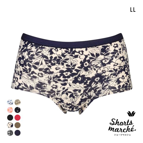 ワコール ショーツマルシェ 綿混 ボーイレングスショーツ LL Wacoal Shorts marche