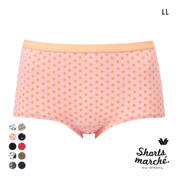 ワコール ショーツマルシェ 綿混 ボーイレングスショーツ LL Wacoal Shorts marche