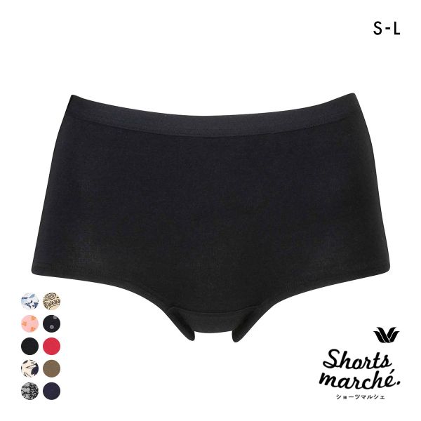 ワコール ショーツマルシェ 綿混 ボーイレングスショーツ SML Wacoal Shorts marche