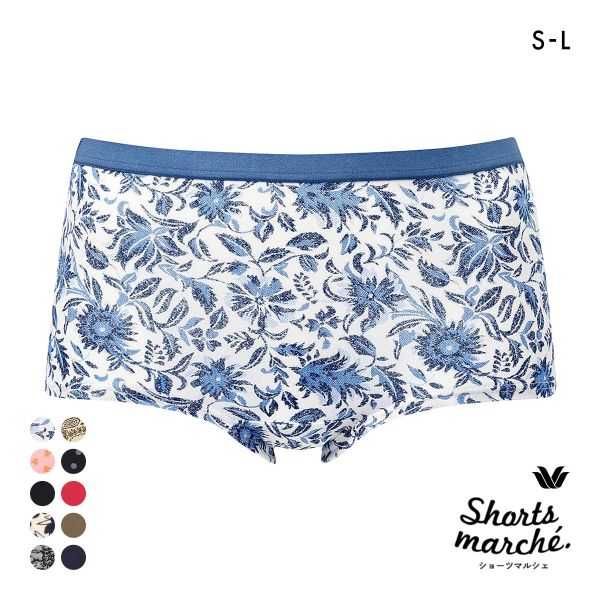 ワコール ショーツマルシェ 綿混 ボーイレングスショーツ SML Wacoal Shorts marche