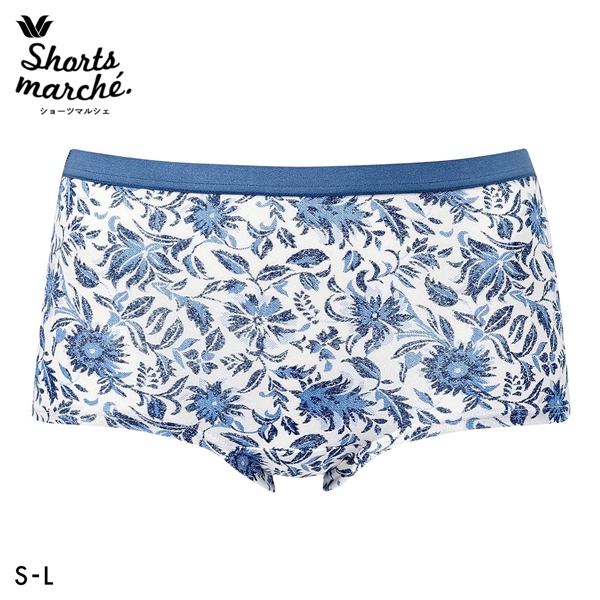 ワコール ショーツマルシェ 綿混 ボーイレングスショーツ SML Wacoal Shorts marche