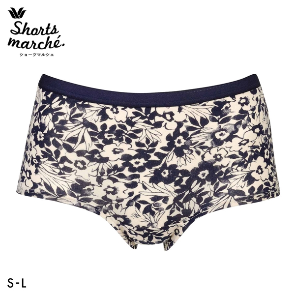 ワコール ショーツマルシェ 綿混 ボーイレングスショーツ SML Wacoal Shorts marche