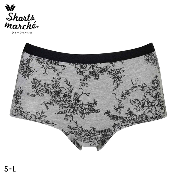 ワコール ショーツマルシェ 綿混 ボーイレングスショーツ SML Wacoal Shorts marche