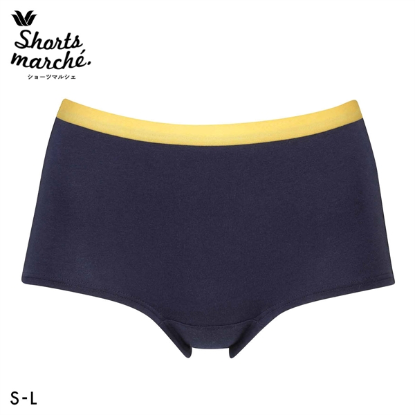 ワコール ショーツマルシェ 綿混 ボーイレングスショーツ SML Wacoal Shorts marche