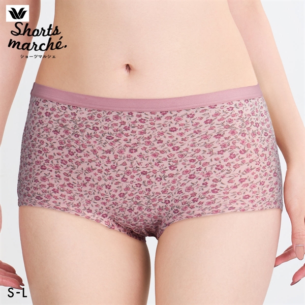 ワコール ショーツマルシェ 綿混 ボーイレングスショーツ SML Wacoal Shorts marche