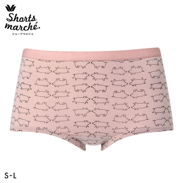 ワコール ショーツマルシェ 綿混 ボーイレングスショーツ SML Wacoal Shorts marche