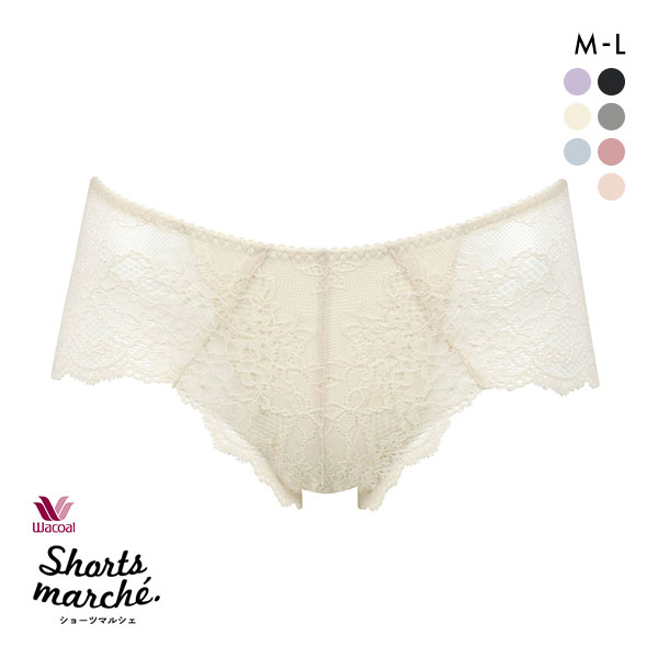 15%OFF【メール便(4)】 ワコール Wacoal ショーツマルシェ Shorts marche 総レース ノーマルショーツ ML 単品 15%OFF【メール便(4)】 ワコール Wacoal ショーツマルシェ Shorts marche 総レース ノーマルショーツ ML 単品