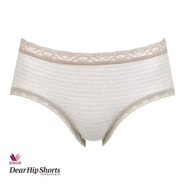 ワコール Wacoal ディアヒップショーツ DearHip Shorts 綿混 ノーマルショーツ ML 浅め 単品