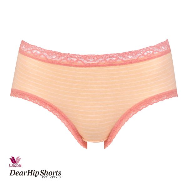 ワコール Wacoal ディアヒップショーツ DearHip Shorts 綿混 ノーマルショーツ ML 浅め 単品
