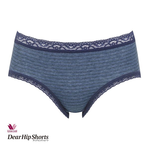 ワコール Wacoal ディアヒップショーツ DearHip Shorts 綿混 ノーマルショーツ ML 浅め 単品