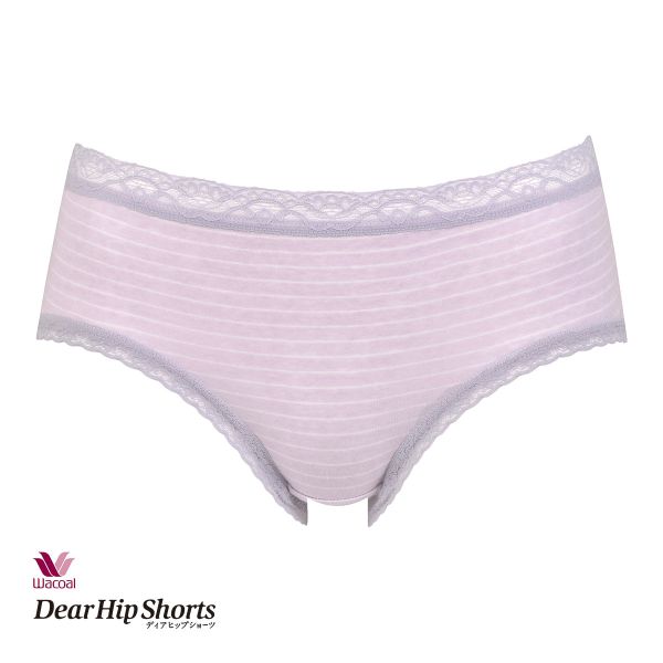 ワコール Wacoal ディアヒップショーツ DearHip Shorts 綿混 ノーマルショーツ ML 浅め 単品