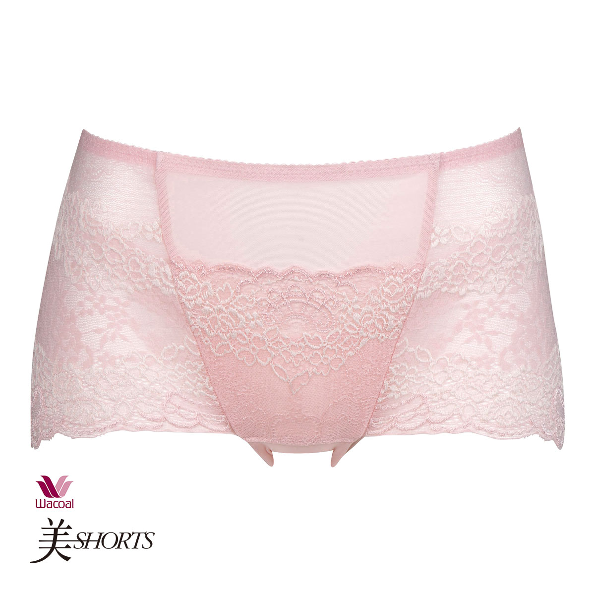 ワコール Wacoal 美SHORTS 骨盤サポート ハーフ ノーマル ML(SP-サーモンピンク-M)