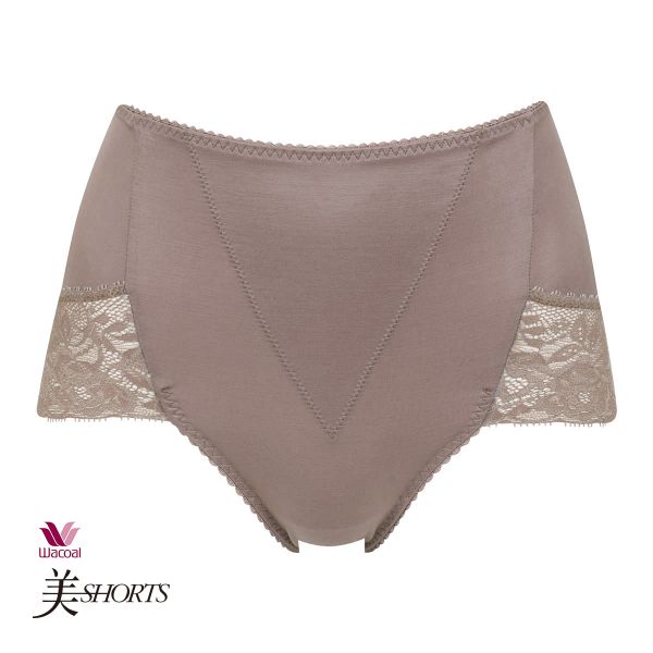 ワコール Wacoal 美SHORTS PPG185 ショーツ ハイレッグ LL おなかおさえ オーガニックコットン 深め ハイウエスト 大きいサイズ 単品