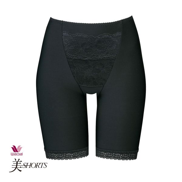 ワコール Wacoal 美SHORTS PPG620 裏起毛 おなか押さえ機能付 ショーツ 深め ハイウエスト ロング LL 単品