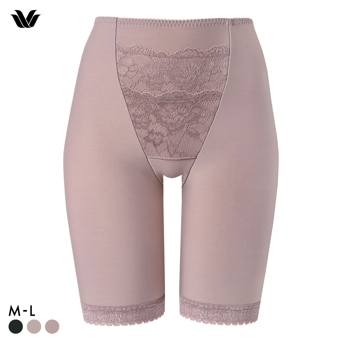 ワコール Wacoal 美SHORTS PPG620 裏起毛 おなか押さえ機能付 ショーツ 深め ハイウエスト ロング ML 単品