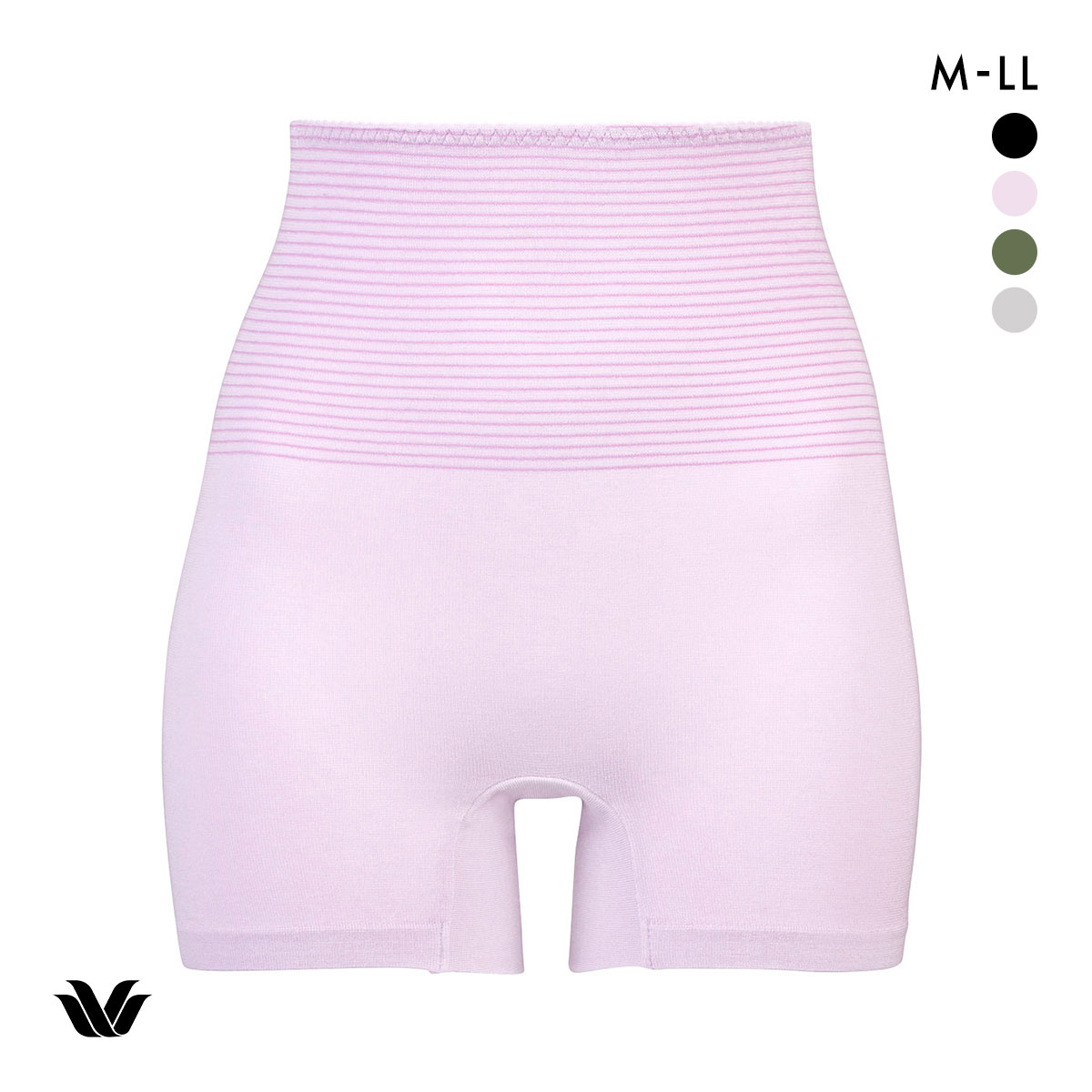 ワコール 腹巻き付きパンツ ボーイレングスショーツ ショーツ あったか Wacoal(PPU-ピンクパープル-M-L)