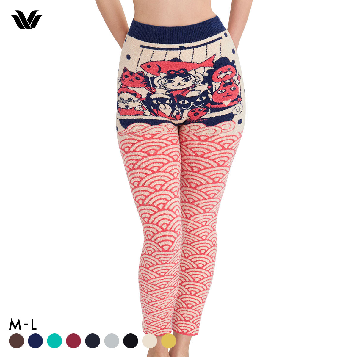 ワコール ボトムス 毛パン 足首丈 PPL757 保温 あったか Wacoal(LBE-薄ベージュ-M-L)