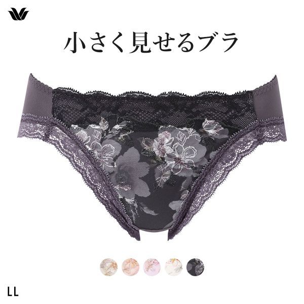 ワコール Wacoal 小さく見せるブラ BRB453 スタンダード ショーツ LL