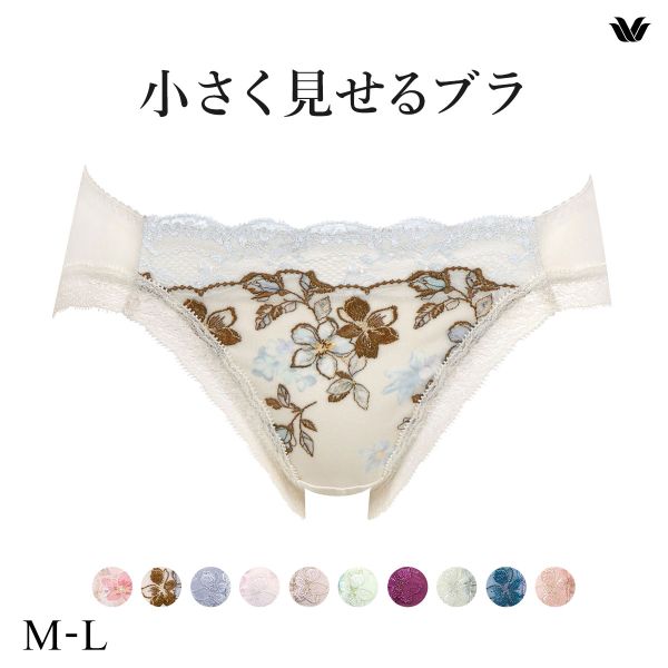ワコール Wacoal 小さく見せるブラ BRB453 スタンダード ショーツ ML 単品