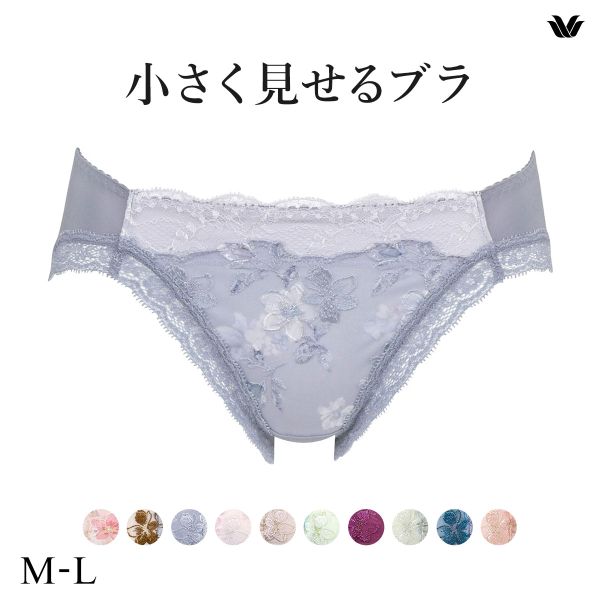 ワコール Wacoal 小さく見せるブラ BRB453 スタンダード ショーツ ML 単品