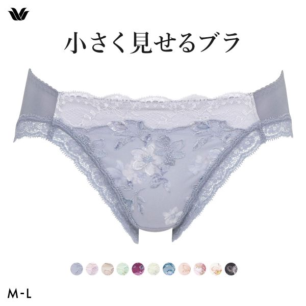 ワコール Wacoal 小さく見せるブラ BRB453 スタンダード ショーツ ML
