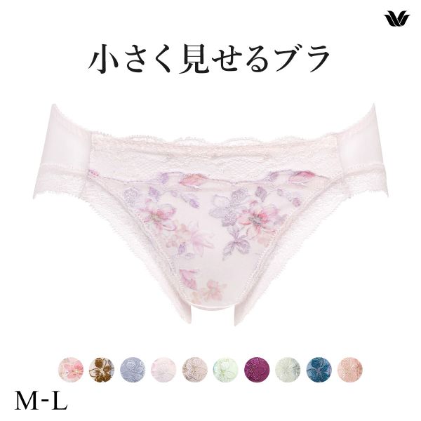 ワコール Wacoal 小さく見せるブラ BRB453 スタンダード ショーツ ML 単品