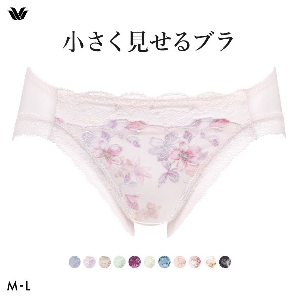 ワコール Wacoal 小さく見せるブラ BRB453 スタンダード ショーツ ML
