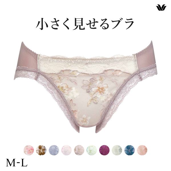 ワコール Wacoal 小さく見せるブラ BRB453 スタンダード ショーツ ML 単品