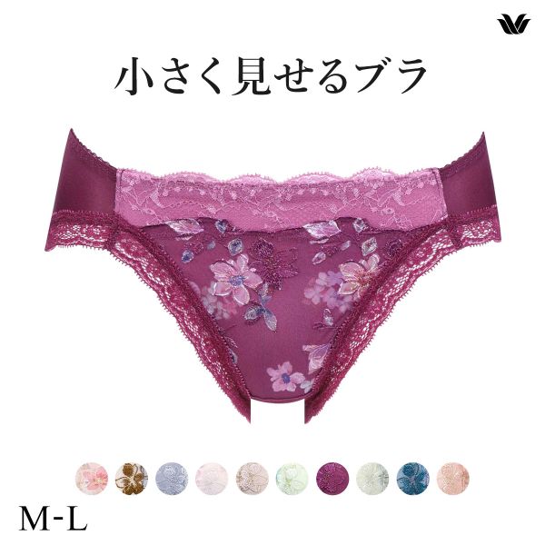 ワコール Wacoal 小さく見せるブラ BRB453 スタンダード ショーツ ML 単品