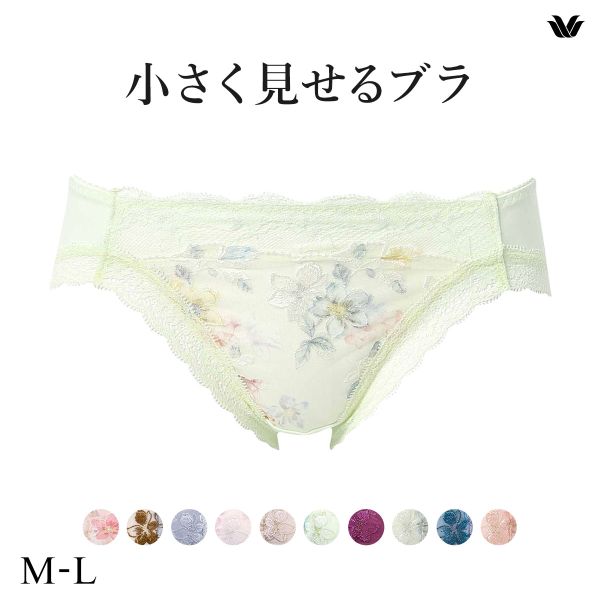 ワコール Wacoal 小さく見せるブラ BRB453 スタンダード ショーツ ML 単品