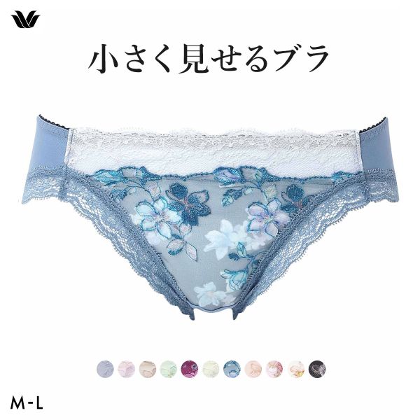 ワコール Wacoal 小さく見せるブラ BRB453 スタンダード ショーツ ML