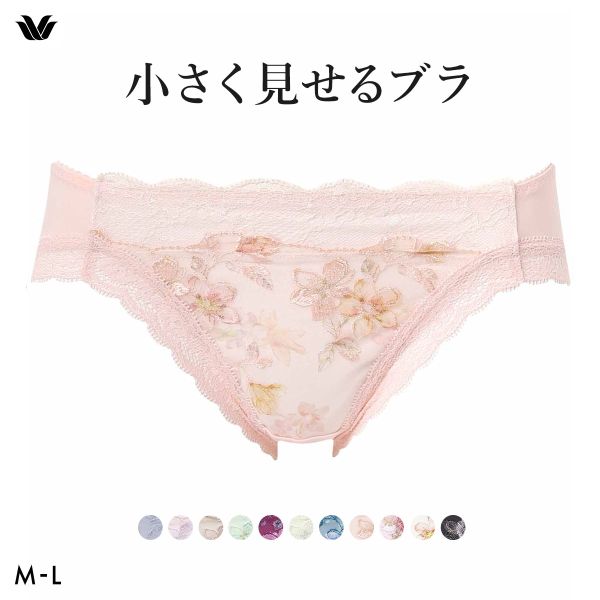 ワコール Wacoal 小さく見せるブラ BRB453 スタンダード ショーツ ML