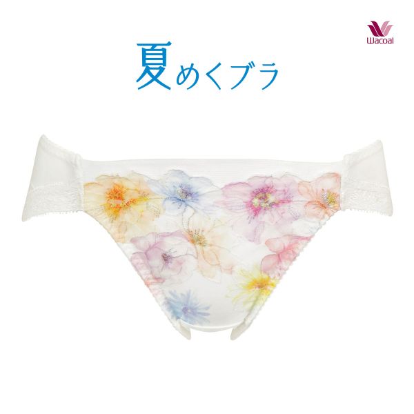 ワコール Wacoal BRB465 夏めくブラ ノーマルショーツ ML ハイレッグ ビキニタイプ