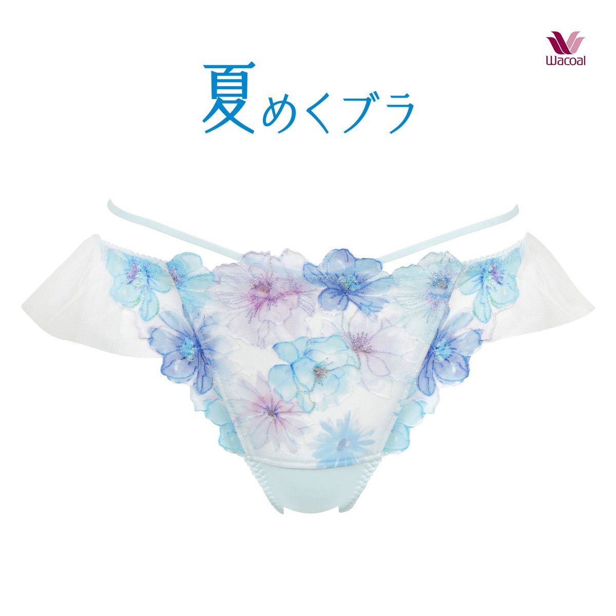   ブラとショーツ（ソング）セット 34B/75B northerly ブラジャー ショーツセット バッククロスブラジャー