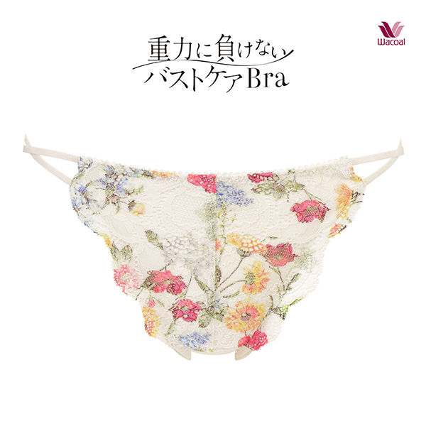 ワコール Wacoal 重力に負けないバストケアブラ BRA184 PRA484 ショーツ Tバック M バックレース 単品