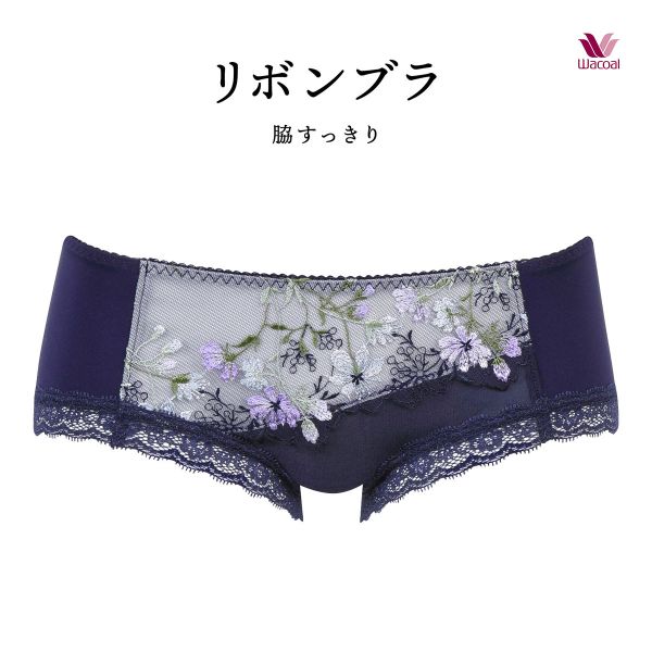 ワコール Wacoal BRB413 PRA613 リボンブラ 脇すっきり ショーツ ボーイレングス ML 単品