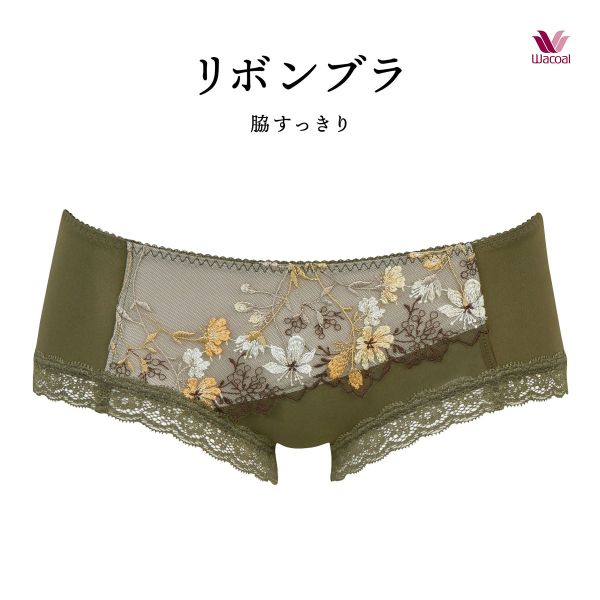 ワコール Wacoal BRB413 PRA613 リボンブラ 脇すっきり ショーツ ボーイレングス ML 単品