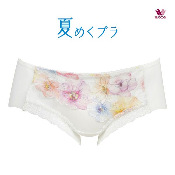 ワコール Wacoal BRB465 夏めくブラ ボーイレングスショーツ ML スーパービキニ ひびきにくい