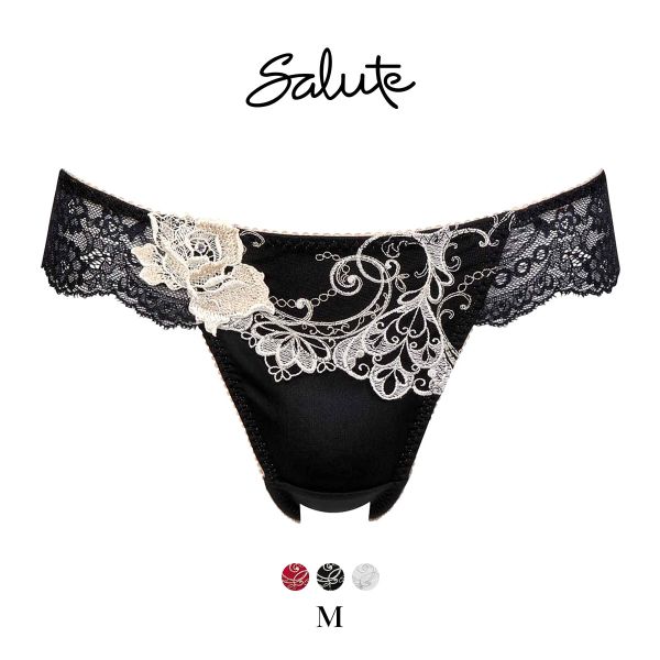 ワコール サルート 70グループ 70G Tバックショーツ ブラジリアン バックレース M Wacoal Salute PTJ270 24AWブルーム