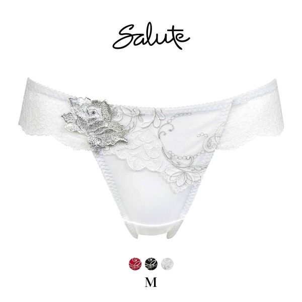 ワコール サルート 70グループ 70G Tバックショーツ ブラジリアン バックレース M Wacoal Salute PTJ270 24AWブルーム