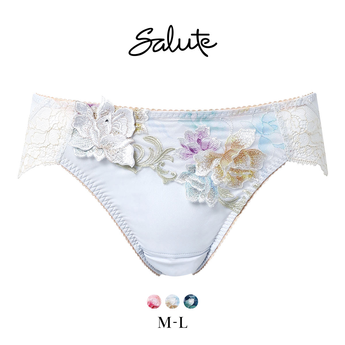 ワコール サルート 26グループ 26G サニタリーショーツ 生理 羽つきナプキン対応 Wacoal Salute PTJ326 25AWシーズン(SX-サックス-M)