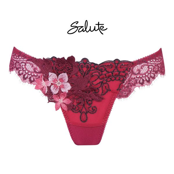 ワコール Wacoal サルート Salute 24SS先行 02G PTJ402 Tバックショーツ ソング タンガ M 単品 プレステージ