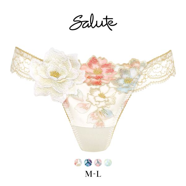 ワコール Wacoal サルート Salute 24SS 03G PTJ403 Tバックショーツ ML 単品 フェア